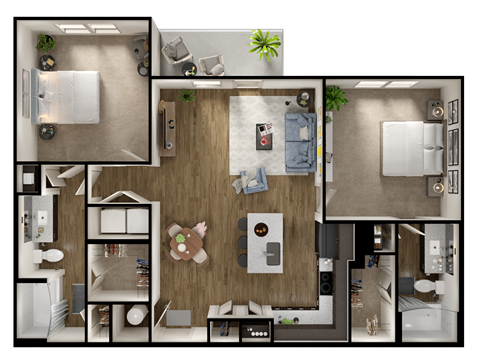 A series of images showing different rooms of a house.